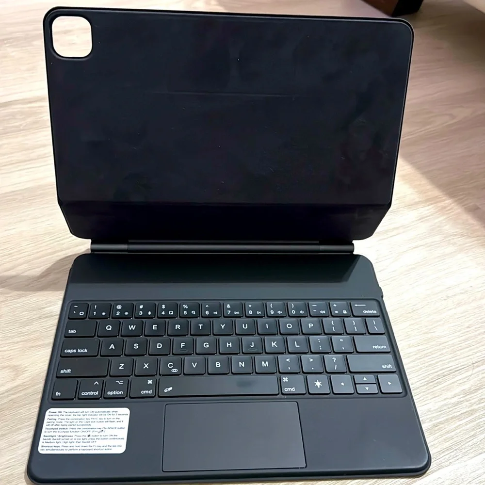 Black Tablet Keyboard Case with Trackpad